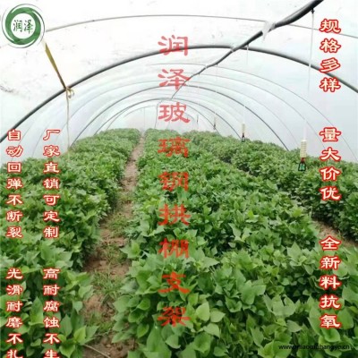 潤澤各種型號玻璃鋼拱棚桿 蔬菜育苗棚桿